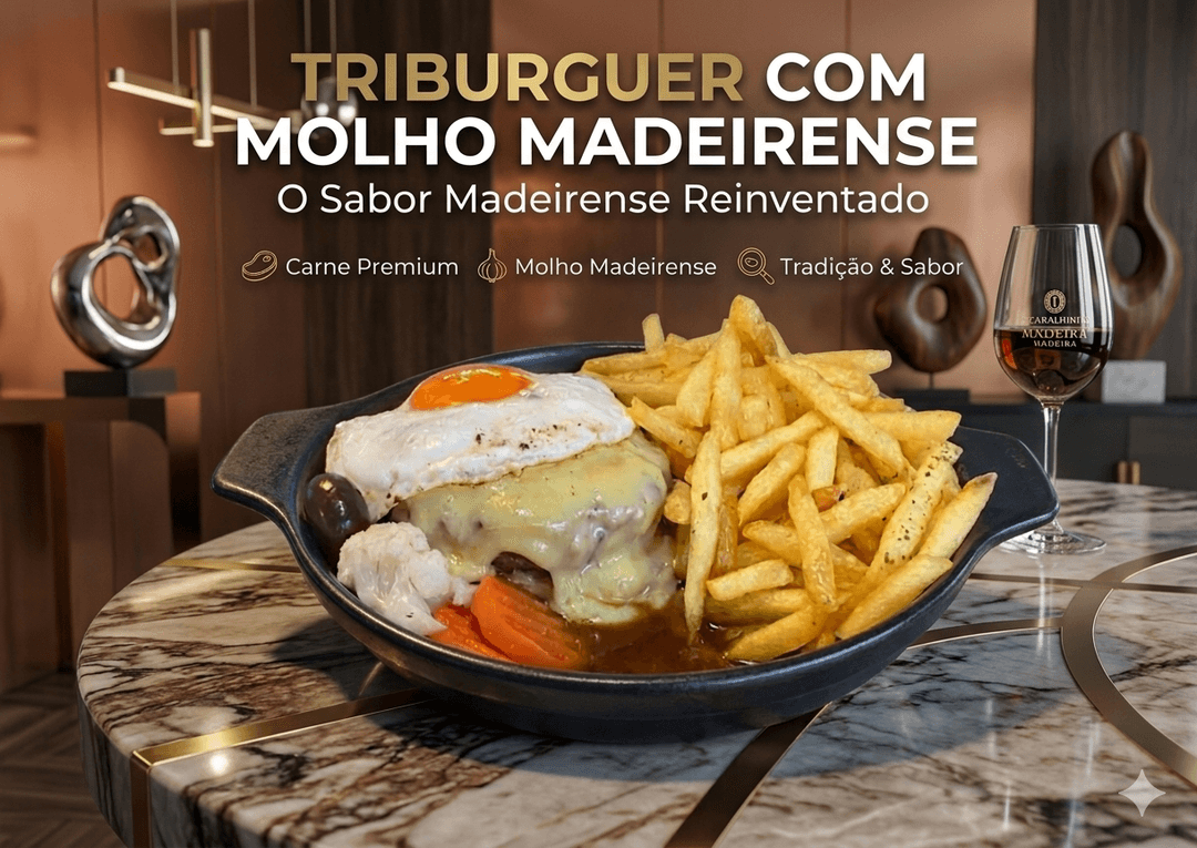 imagem de Triburguer no Prato - Menu 6 (Com Bebida)